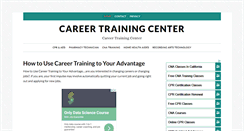 Desktop Screenshot of career-training-center.com