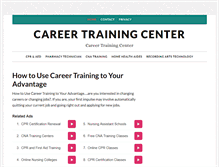 Tablet Screenshot of career-training-center.com